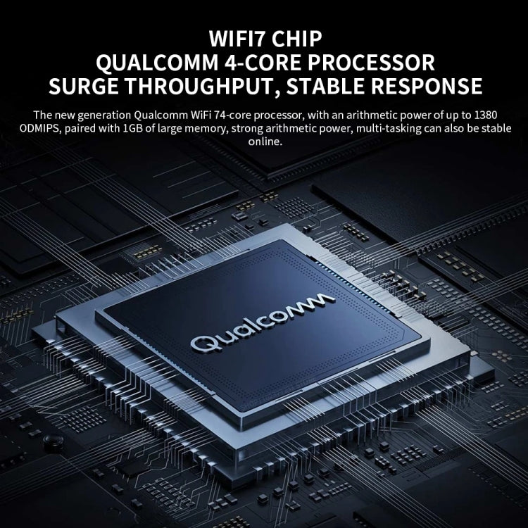 Xiaomi BE6500 Pro WiFi7 Dual Band 8-channel Independent Signal Amplifier 1GB Memory Router, US Plug Xiaomi BE6500 Pro WiFi7 Dual Band 8-channel Independent Signal Amplifier 1GB Memory Router, US Plug